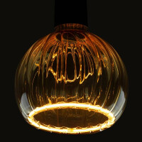E27 LED Floating Globe 150 straight gold warmweiß 2
