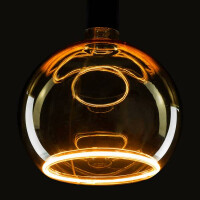E27 LED Floating Globe 150 gold warmweiß 2