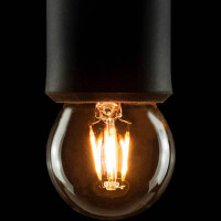 E27 LED Golfball klar warmweiß 2