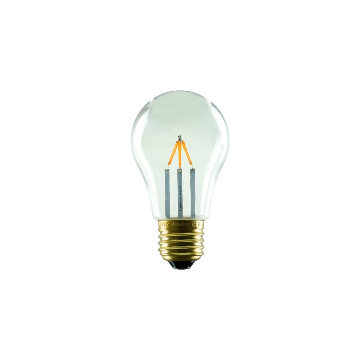E27 LED Glühlampe, IP65, Kunststoff klar, stoss- und wasserfest warmweiß