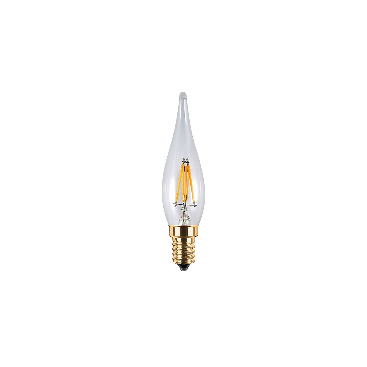 SEGULA LED French Kerze klar E10 1,5W 2200K dimmbar