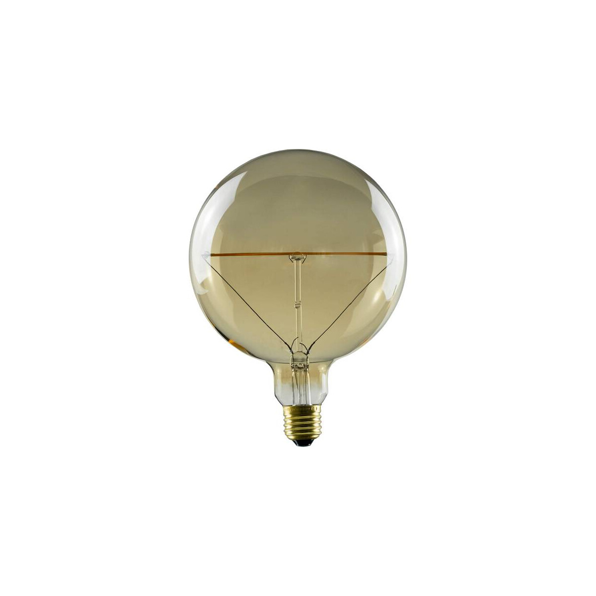 E27 5W LED-Globelampe Ø15cm Vintage gold 1.900K