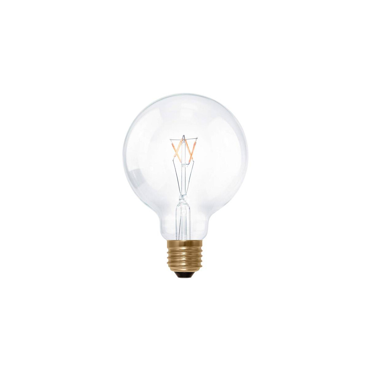 SEGULA LED Globe 95 klar E27 3W 260Lm 2200K dimmbar
