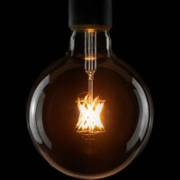 E27 LED Globe 125 klar warmweiß 2