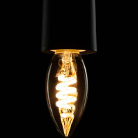E14 LED Kerze Curved Ambient klar Ambiente 2