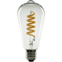 E27 LED Rustika Curved Spirale Ambient klar Ambiente