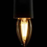 E27 LED Kerze E27 klar warmweiß 2