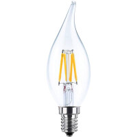 E14 LED Kerze Windstoß klar warmwe gallery