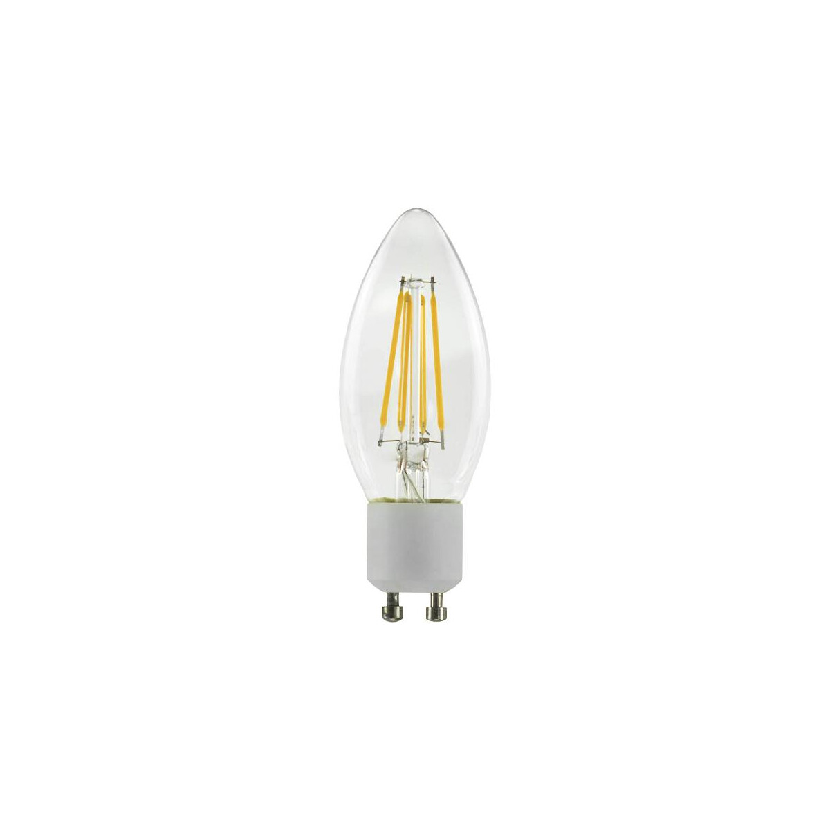 SEGULA LED-Kerzenlampe GU10 3W Filament dim 2.200K