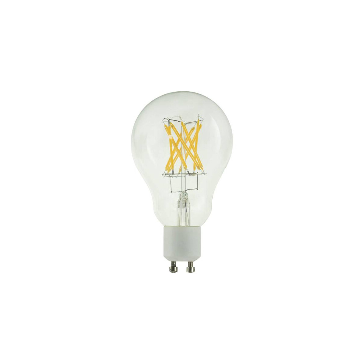 SLV LED A60 Crossed Filament, LED-Leuchtmittel, GU10, PHASE, 6,5 W, 2700 K