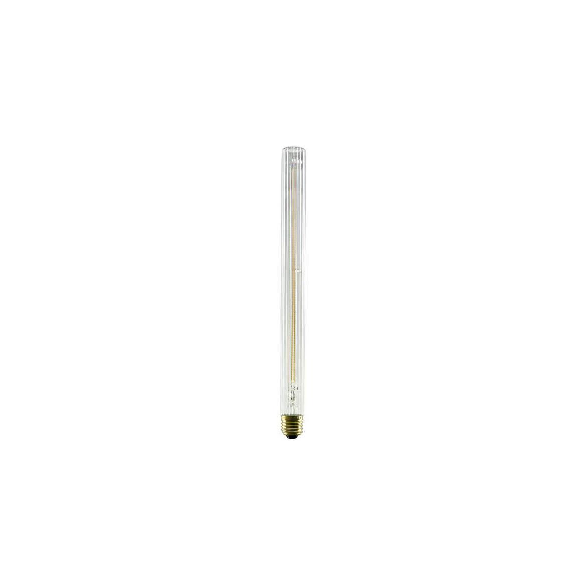 E27 LED Long Tube 300 klar geriffelt warmweiß