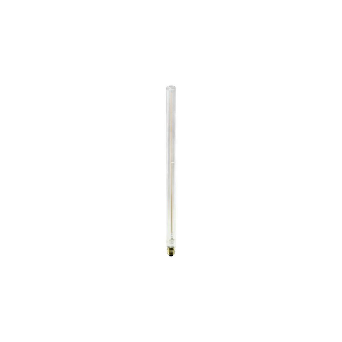 Segula E27 LED Long Tube 500 klar geriffelt warmweiß 55382