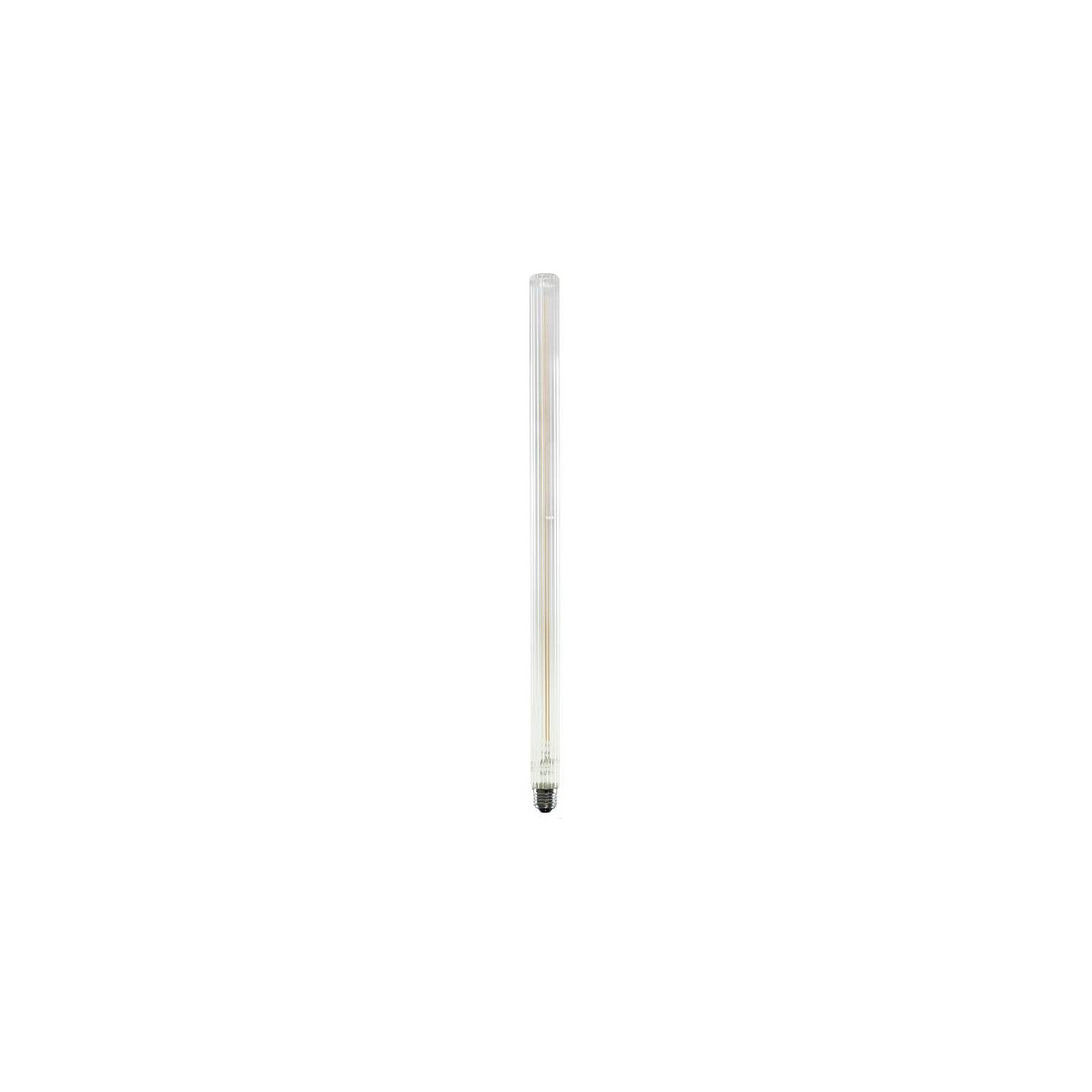 Segula E27 LED Long Tube 500 klar geriffelt warmweiß 55383