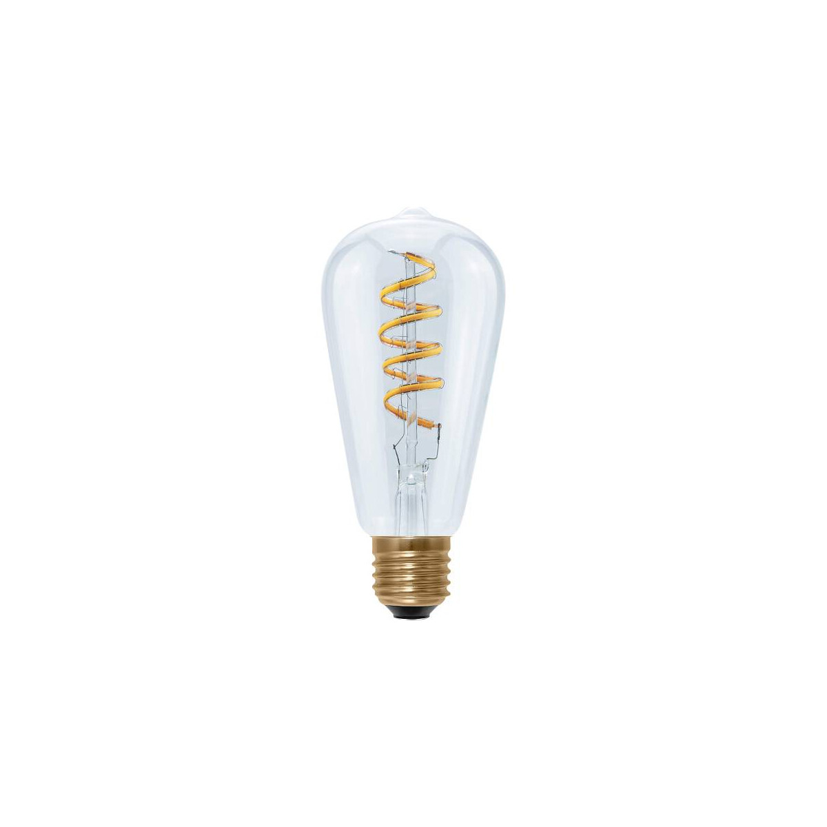 E27 LED Rustika Curved Spirale klar warmweiß