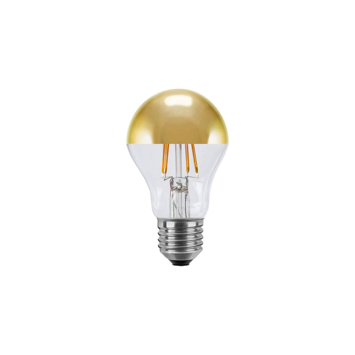 E27 LED Glühlampe Spiegelkopf Gold warmweiß