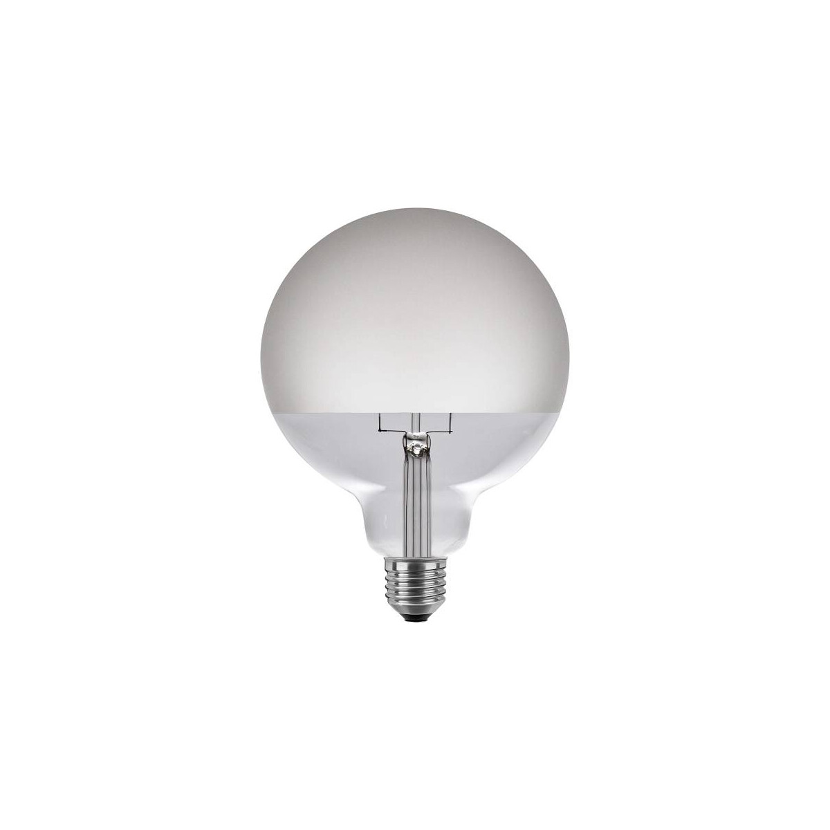 SLV LED Globe 125 Half Moon, LED-Leuchtmittel, E27, PHASE, 7 W, 2700 K