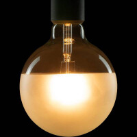 E27 LED Globe 125 Half Moon matt warmweiß 2
