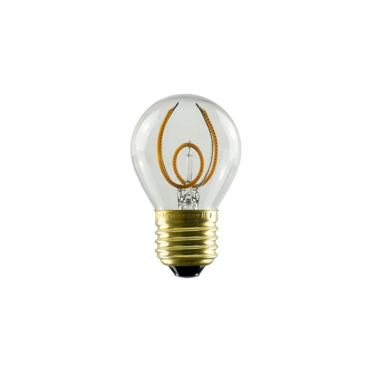 E27 LED Soft Golfball klar warmweiß