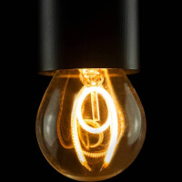 E27 LED Soft Golfball klar warmweiß 2