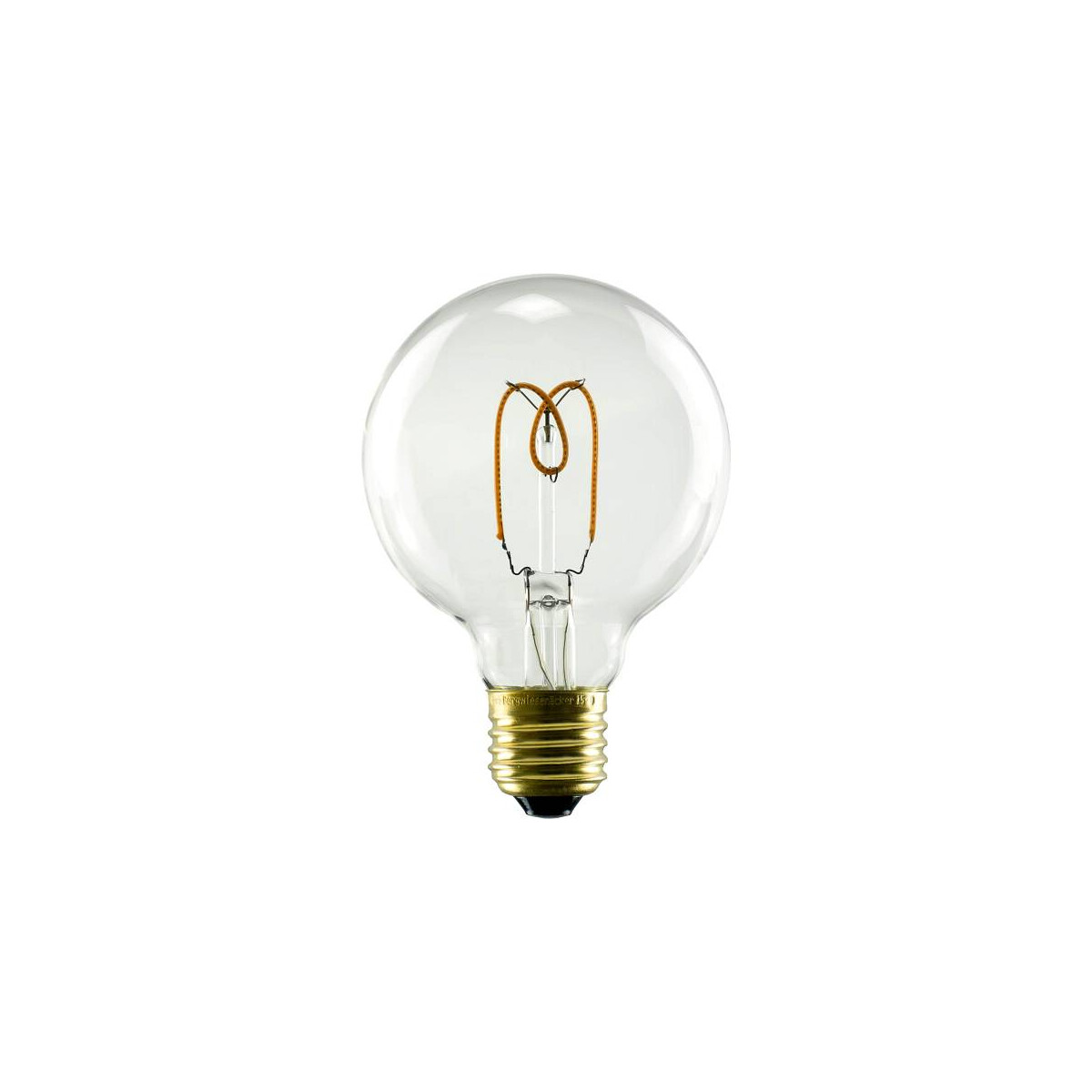 SEGULA LED Soft Globe 80 klar E27 3,2W 2200K dimmbar