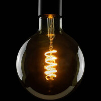 E27 LED Soft Globe 125 smokey grey warmweiß 2