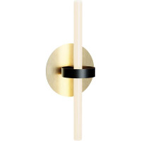 - Wandleuchte EQUATOR, 1x S14d, Metall gold/schwarz -