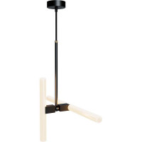 Deckenleuchte AXIS, 2x S14d, Metall schwarz -
