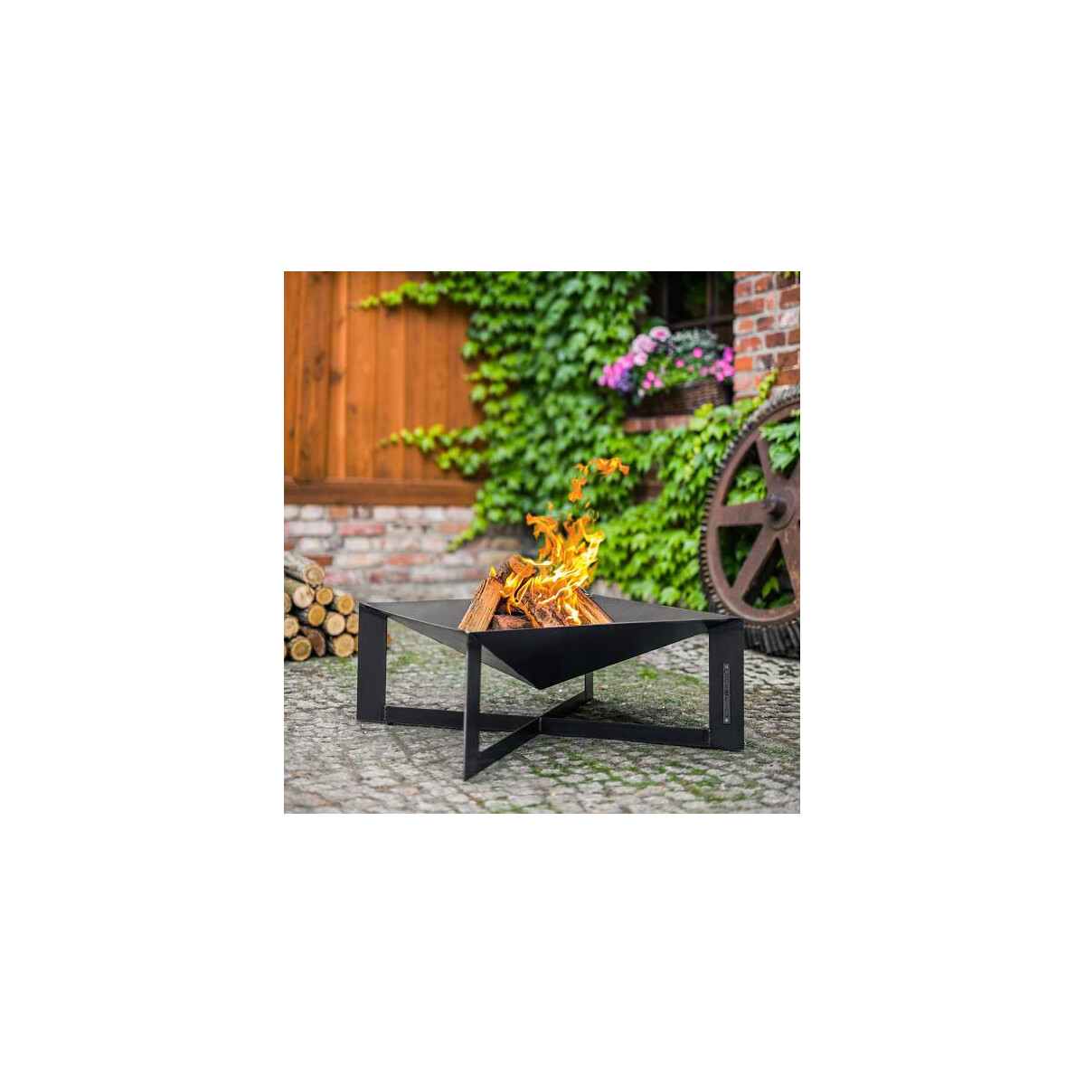 Feuerschale CUBA 70x70 cm