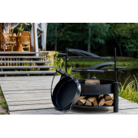 Multifunktionale Feuerschale MONTANA X mit Grillrost 60 cm 2