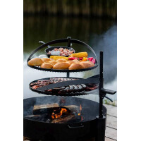 Multifunktionale Feuerschale MONTANA X mit Grillrost 60 cm 4
