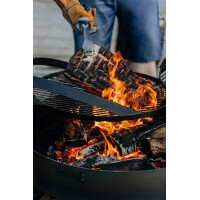 Multifunktionale Feuerschale MONTANA X mit Grillrost 60 cm 6