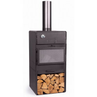 Gartenofen VENTO” Mit Backfach 4