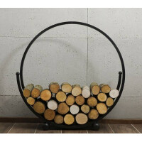 Kaminholzregal SPIRAL 80cm 2