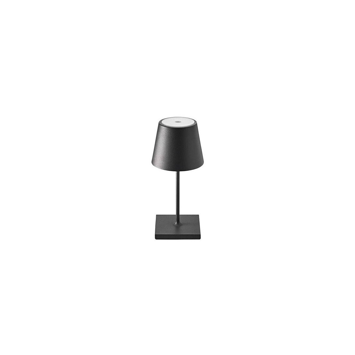 Akku-Tischleuchte Nuindie mini 250mm USB-C nachtschwarz