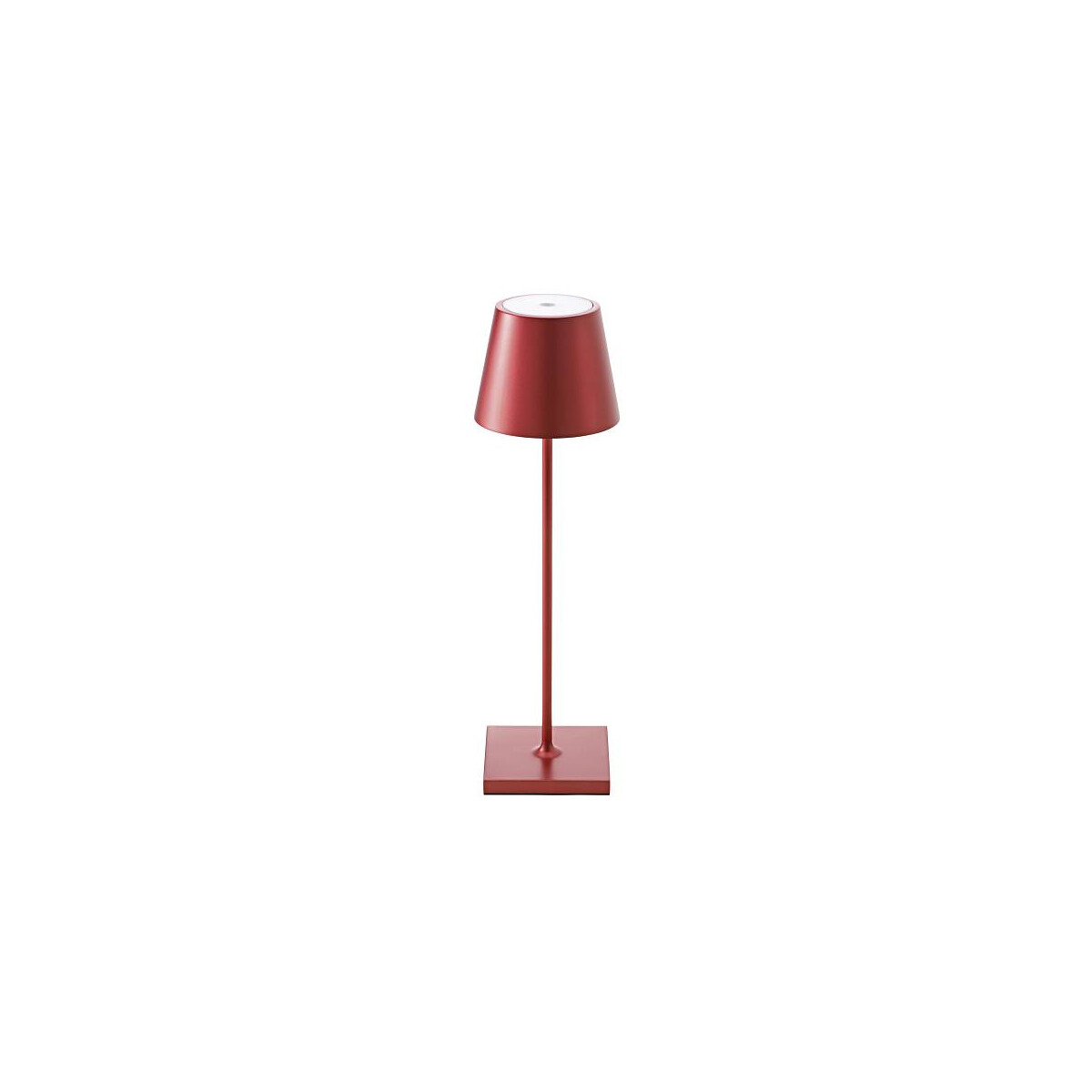 Akku-Tischleuchte Nuindie 380mm kirschrot