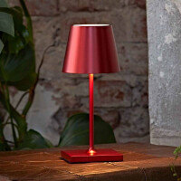 Akku-Tischleuchte Nuindie mini 250mm kirschrot 2