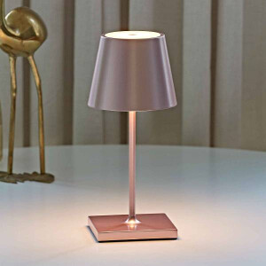 Akku-Tischleuchte Nuindie mini 250mm rosegold