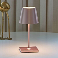 Akku-Tischleuchte Nuindie mini 250mm rosegold 2