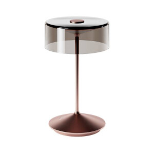 Akku-Glasleuchte Numotion 265mm rosegold