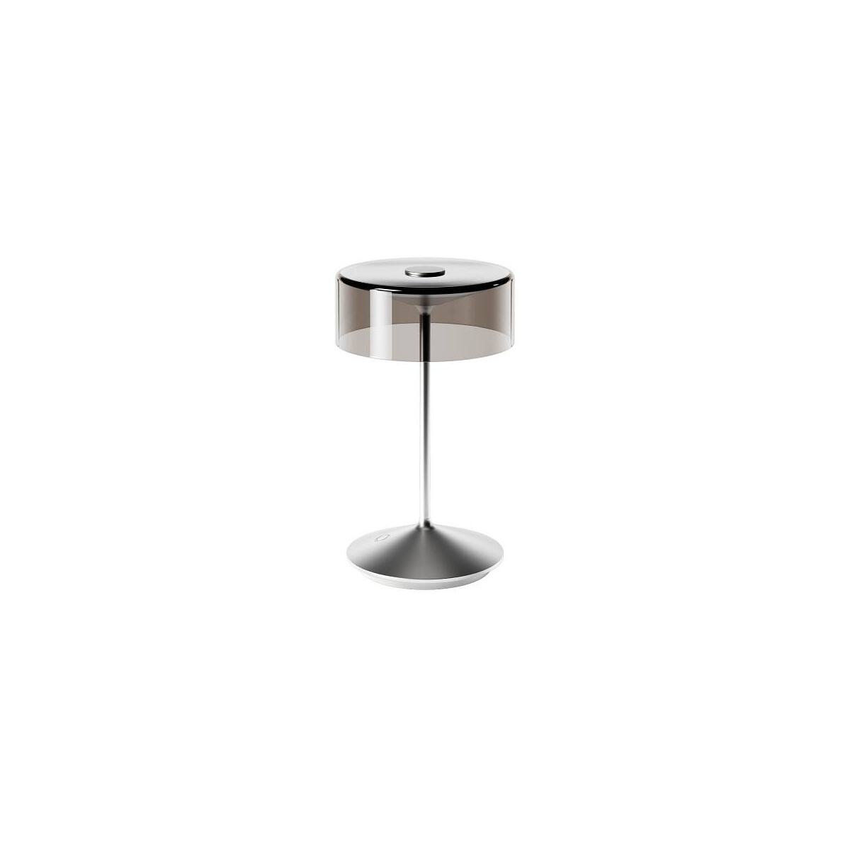 Numotion Akkuleuchte Glasleuchte Sigor IP54 2,2W Flex Mood 2700/2200K silber