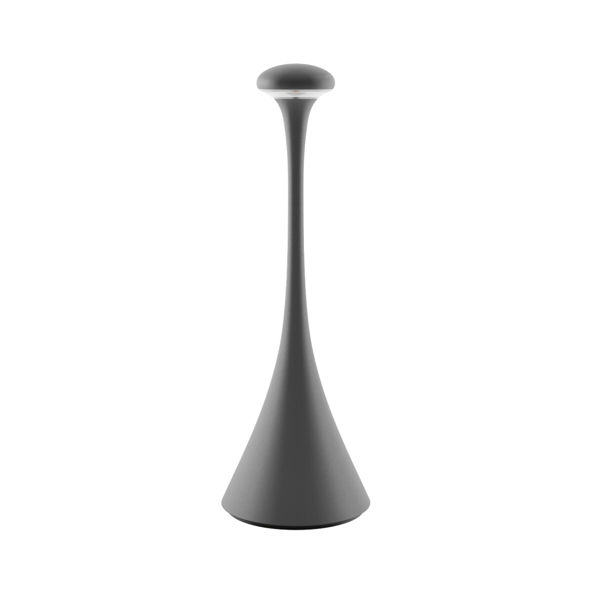 Sigor Akku Tischleuchte Nudrop IP54 29 cm Höhe graphitgrau