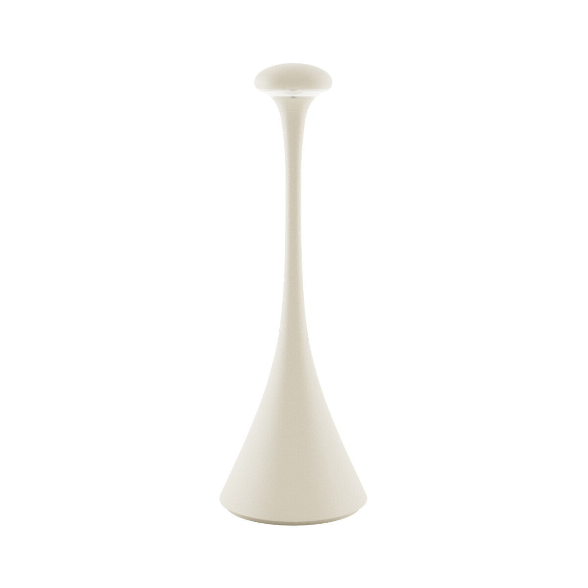 Sigor Akku Tischleuchte Nudrop IP54 29 cm Höhe dünenbeige
