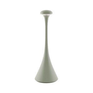 Akku-Tischleuchte Nudrop 290mm salbeigrün