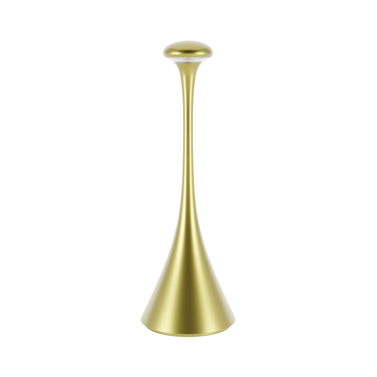 Sigor Akku Tischleuchte Nudrop IP54 29 cm Höhe goldfarben