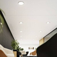 Aufbauleuchte FLED Downlight 225mm weiss 2