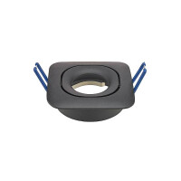 Einbaustrahler Eckig 82mm schwarz gallery