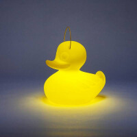 Designleuchte DUCK-DUCK lamp S in small gelb 26x30x30 6