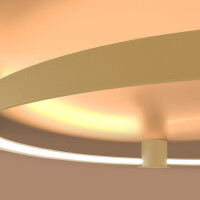 Deckenleuchte RIO 55 golden LED 3000K 7