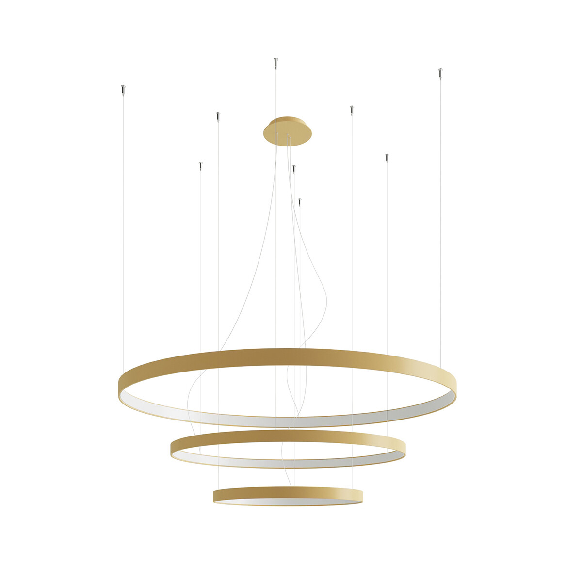 Kronleuchter RIO 3 55/78/110 golden LED 3000K