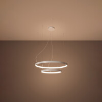 Kronleuchter RIO 2 55/78 weiß LED 3000K 3